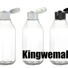 300 шт./лот Ёмкость 100 мл ПЭТ Пластик по санитарному надзору за качеством пищевых продуктов и медикаментов пустой круглый лосьон, вода бутылки для косметической упаковки