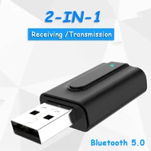 USB Bluetooth приемник передатчики 5,0 беспроводной аудио музыка стерео адаптер ключ для ТВ ПК Bluetooth динамик наушники 2 в 1