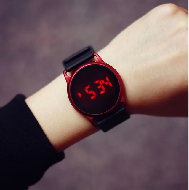 Fashion Digital Watch women LED Touch Screen electronic watch Street