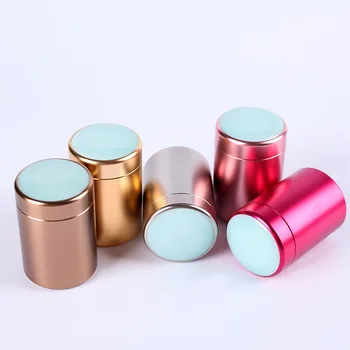 

Porcelain Metal tea cans Tea box tinplate tea packaging tin mini seal jars for storage vacuum lid /mint tin box/food packing box