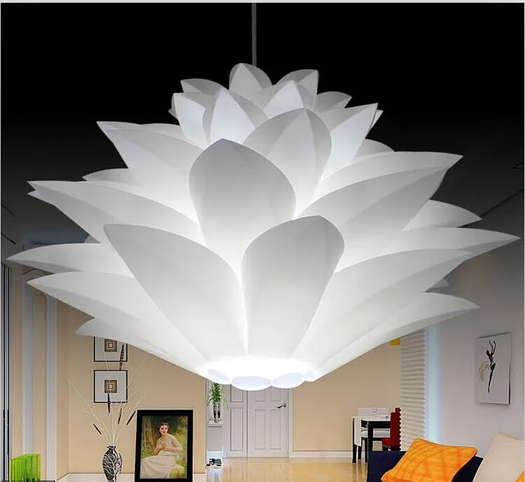 DIY Modern Pinecone Pendant Light, Creative Lotus