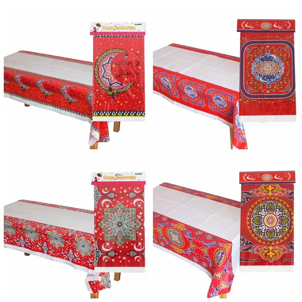 Taoup Eid Mubarak Tablecloth Ramadan Decor Islamic Table Cover Ramadan...