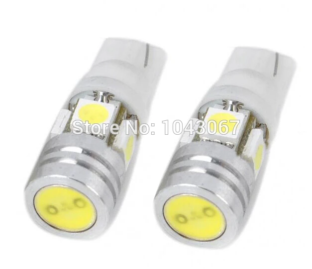 

1 X Auto Car LED T10 5050 W5W 5W5 COB Gauge Speedometer Dashboard Light Instrument Panel Bulb Luggage Compartment Light Xenon