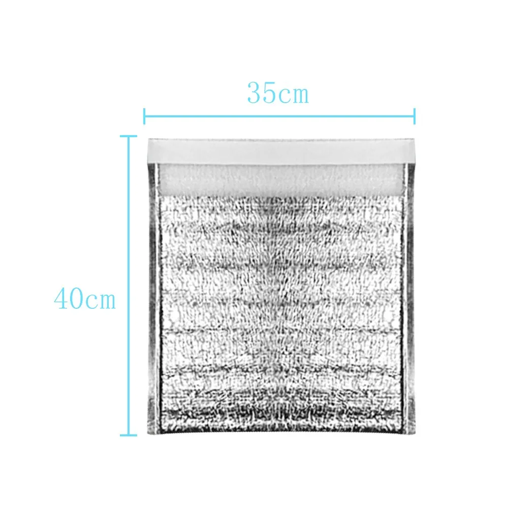 Изысканная и практичная мебель 35X40 см Изолированная легко застежка-молния закрывающийся алюминиевый многоразовый мешок для пикника горячий и холодный
