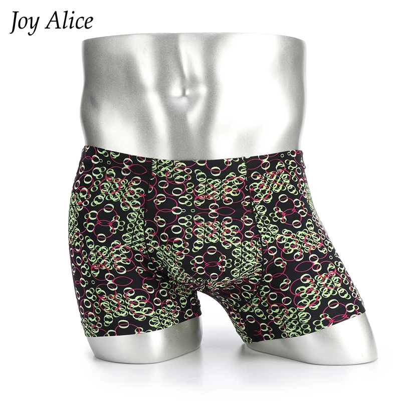 

2018 Soft ice silk Spandex Male Boxer Shorts U Convex Mens Underwear Boxer Breathable Elastic Plus Size Boxers Underpant