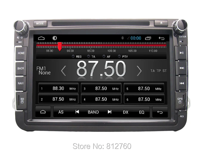 Cheap Android 8.1 Quad core 8 inch 1024*600 Car DVD GPS For VW GOLF 6 Polo Bora JETTA B6 PASSAT Tiguan Car Radio Head Unit+CANBUS 2