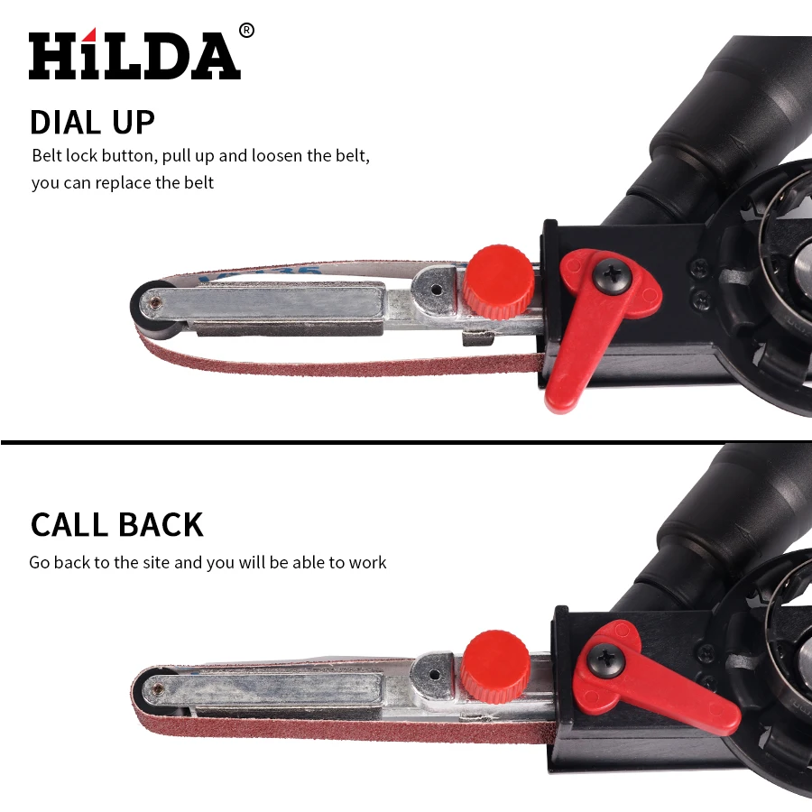 Free shipping HILDA Sander Machine Sanding Belt Adapter Head Convert