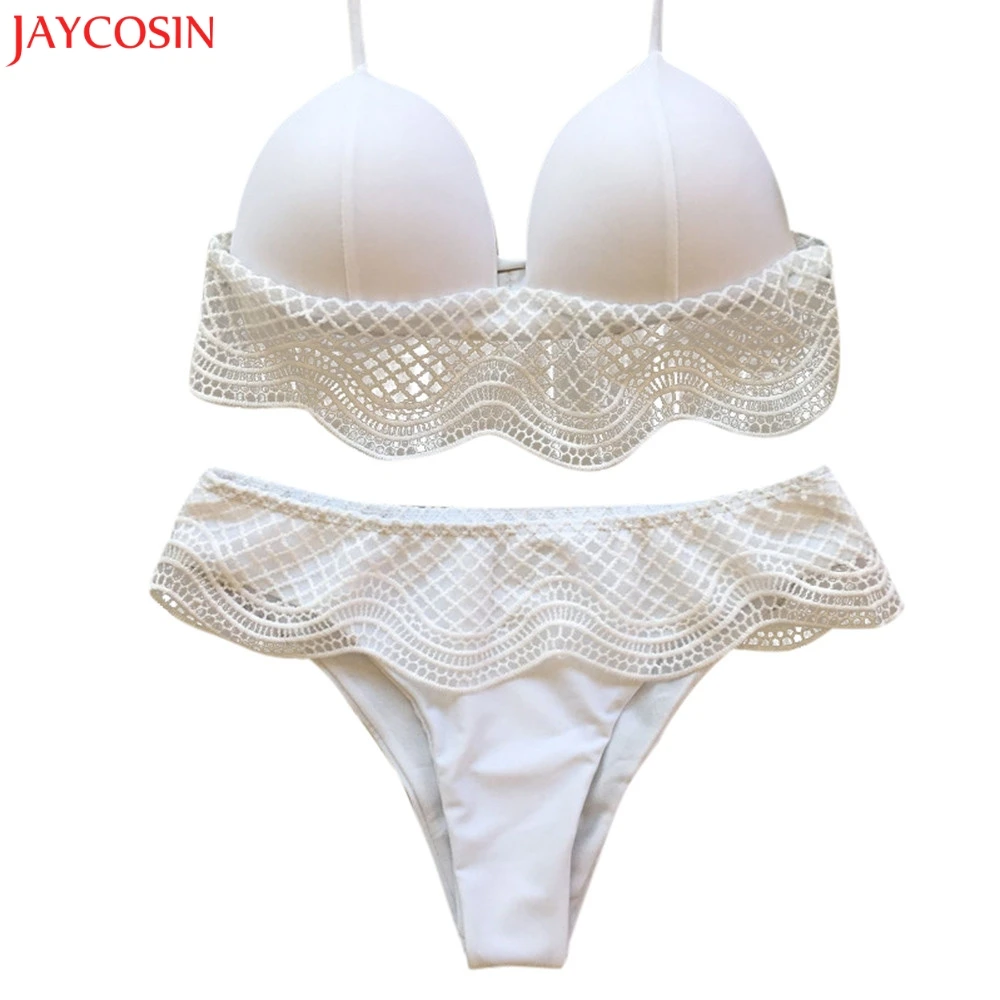 JAYCOSIN S XL летний женский сексуальный пуш ап бандажный однотонный бюстгальтер