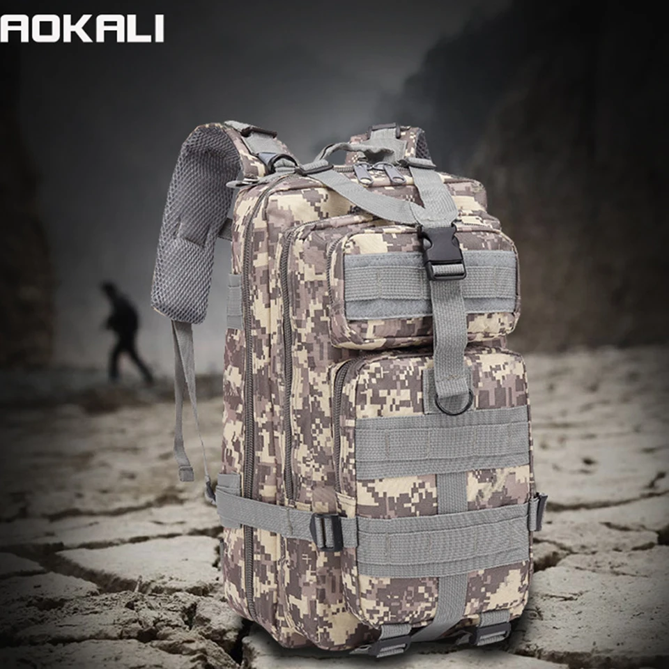 

Military Tactical Bag Assault Pack Backpack Army Molle Waterproof Mochila Militar Bags Outdoor Hiking Camping Hunting Rucksacks