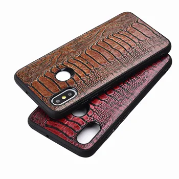 

Phone Cover For Xiaomi Mi 8 / Xiaomi Mi 6X Genuine Leather Case Phone Rear Cover For Xiaomi Mi8 8 6X