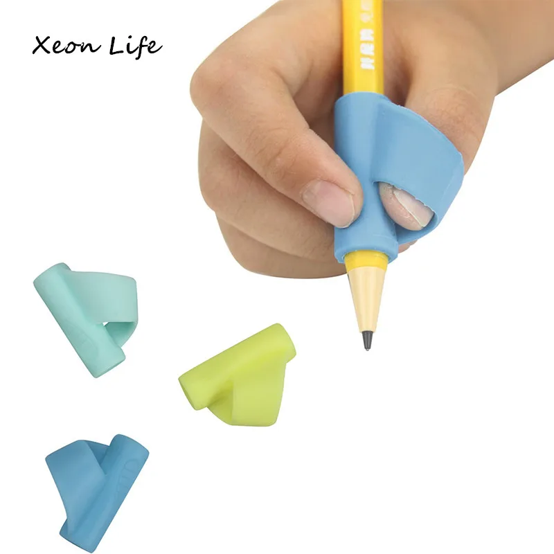 ISHOWTIENDA 3PCS/Set Children Pencil Holder Pen Writing Aid Grip