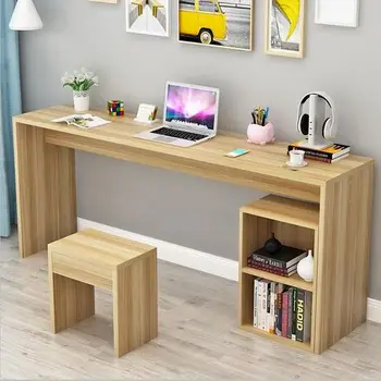 

Office Furniture Sets wooden laptop stand lap desk+bookcase+stool set computer desk set computer table set 100*40*75cm hot new