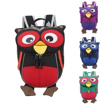 Kindergarten Aged 1 3 Toddler Backpack Safe Kids Baby Student Cute Animal Owl Children Backpacks Book