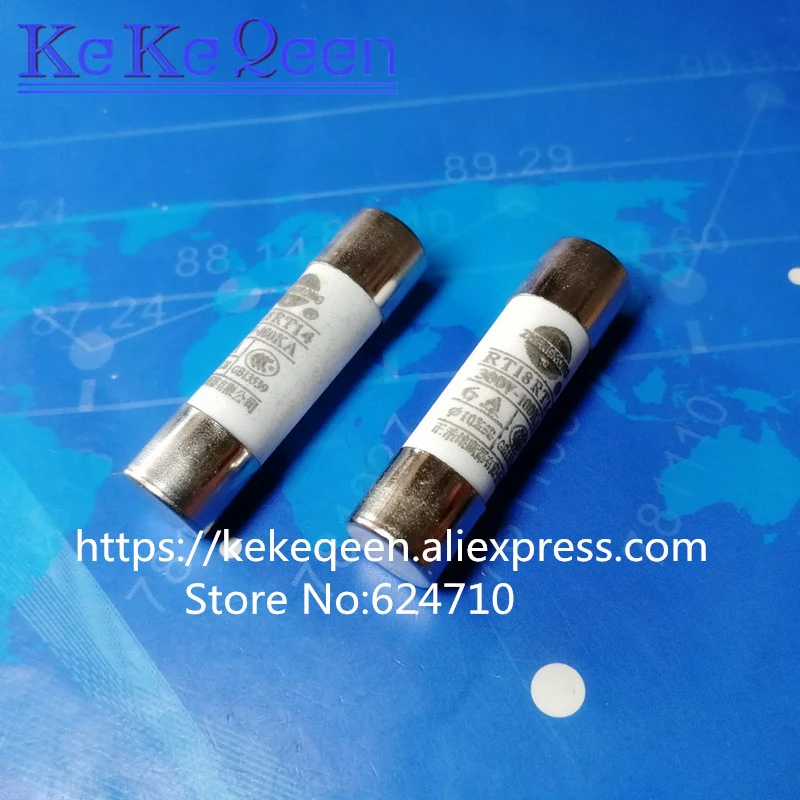 セラミックヒューズro1510 * 38mm,380v,500v,1a 2a 3a 4a 5a 6a