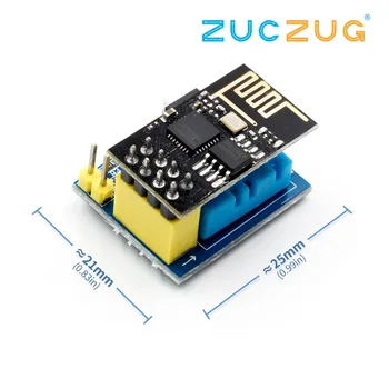 

ESP8266 ESP-01 ESP-01S DHT11 Temperature Humidity Sensor Module ESP8266 Wifi NodeMCU (with ESP01)