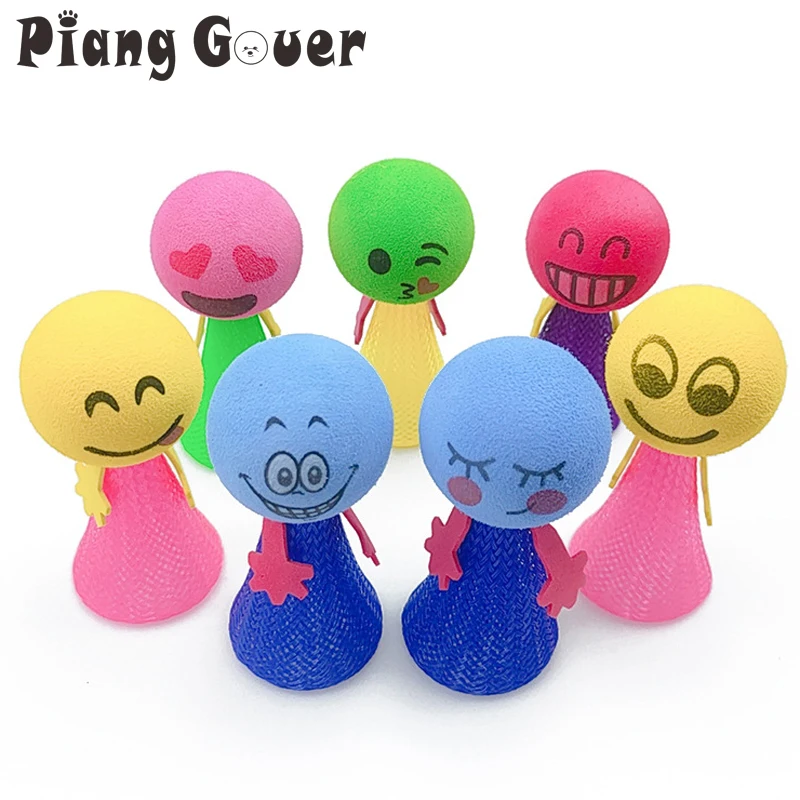 

5pcs/lot Mix Pet Toy Spring Ball Bouncing Cats Toys Fun Ball Cat Toy For Kitten