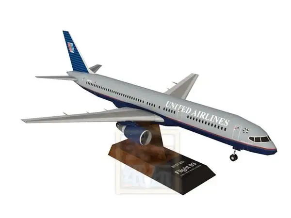 Boeing 757 самолет 3D бумажная модель DIY ручной класс трехмерная игрушка оригами Бумажная модель