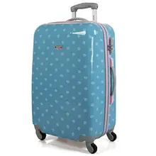 Skpat Moles Child Suitcase Trolley Travel 65 Cm Medium Polycarbonate Polka Dot Print 66460