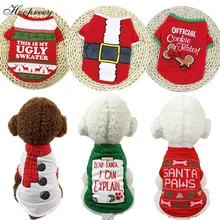 Рождественские футболки для собак, костюм, различные товары, доступные весенне-летние толстовки, Классические узоры, принт кошки, жилет, одежда 15