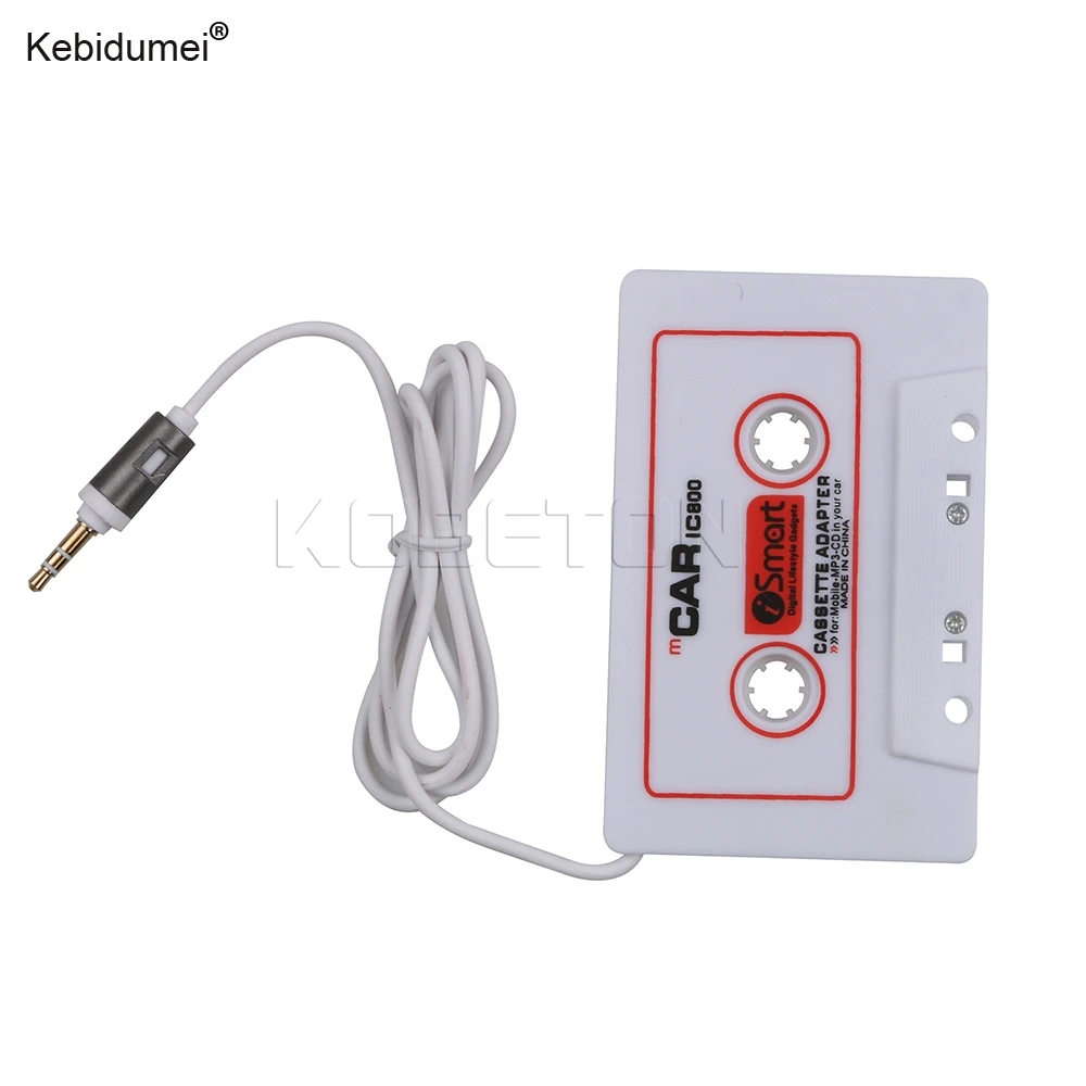 Kebidumei Universal Car Cassette Tape Adapter 3.5mm Stereo For iPhone iPod MP3 Audio CD cassette adapter Player Car-styling | Автомобили и