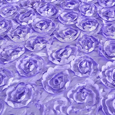 1 шт./лот 140 см* 1000 см Ширина атласная ткань 3D розы проходу бегун брак ковровое покрытие Блестящий Фон для фотосессии украшения - Цвет: 8