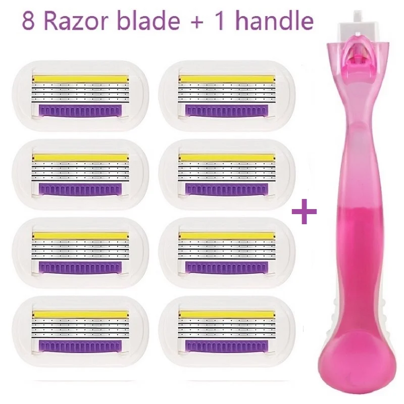 

Lady Beauty Safety Shaving Blades for Women Hair removal Blade Woman Razor Blades for Shaver Replacement Head Compatible Venuse