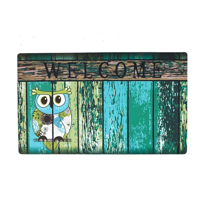 Welcome Doormat Entrance Mat Floor Rug for Indoor Outdoor Front Door With Non-Slip Rubber Backing Printing O | Дом и сад