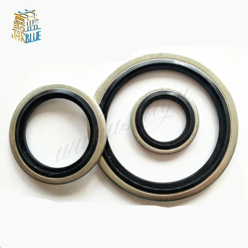 G1/8 G1/4 G3/8 G1/2 G3/4 скрепленная шайба металлическая резиновая прокладка для слива