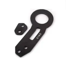 Черный гоночный сбор анодированный задний буксирный крюк Буксировка прицепов комплект для G37 MX-5 Miata TL TSX Fiesta Accord Civic CR-V 2010-2013 JDM