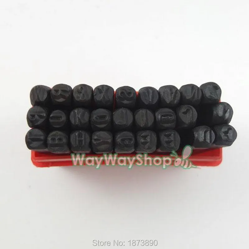 

6mm ALPHABET Die Punch Letter Steel Stamp in Case for Jewelers Set METAL