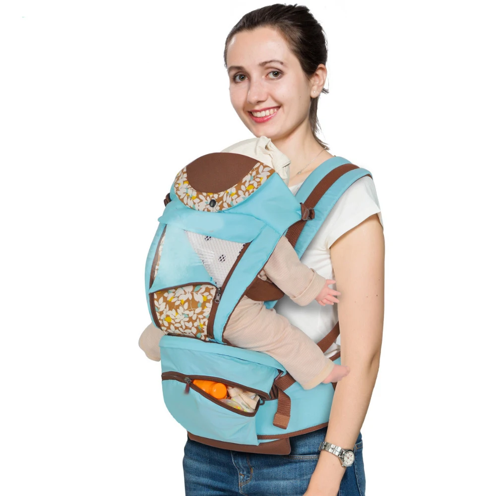 Baby Back Infant Wrap Sling Bag Baby Hipseat Hip Seat Back Front Carry