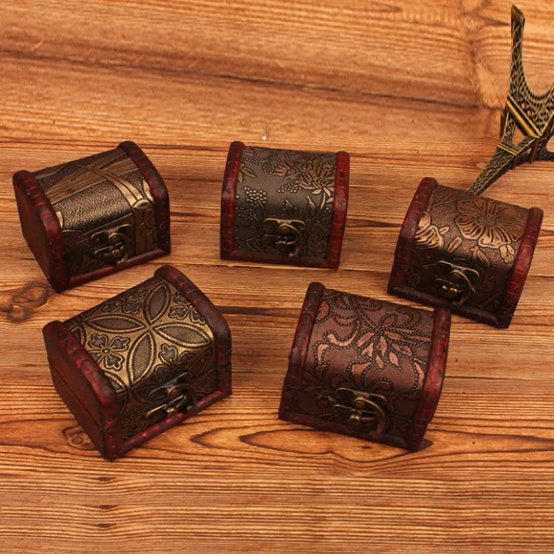 

European Retro Mini Jewelry Box Storage Storage Box Personalized Candy Wedding Jewelry Box Home Decoration Gift
