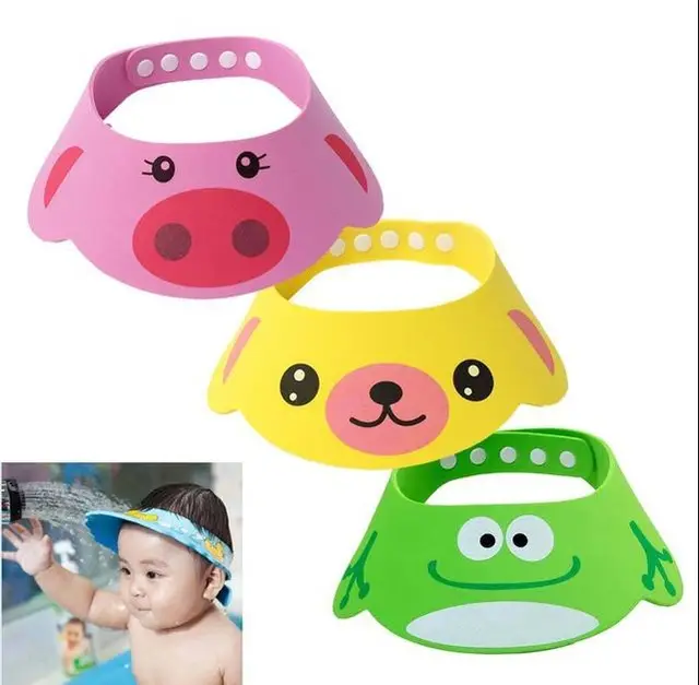 1 PC Fashion Adjustable Soft Baby Kid Child Safe Shampoo Bath Shower