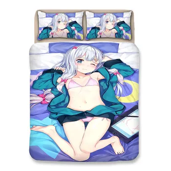 

Adult Japanese Anime Sagiri Sexy Bedding Twin Full Queen King Single Double Size Duvet Cover Pillowcase Otaku Goddess