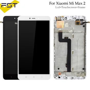 

6.44" For Xiaomi Mi MAX LCD Display Touch Screen Digitizer Assembly With Frame Replacement Parts For Xiaomi Mi MAX 2 LCD