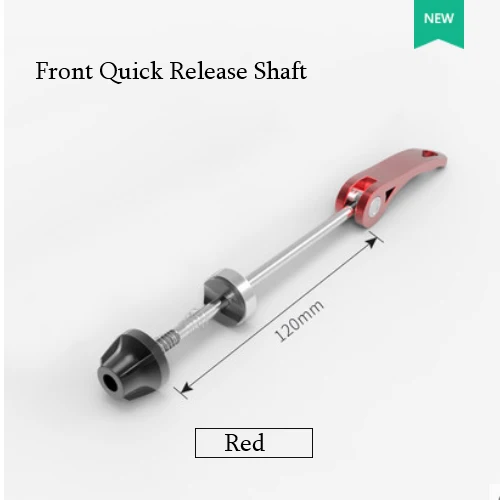 Ступица колеса быстрый выпуск QR передний задний осевой стержень велосипедные шампуры Сверхлегкий эксцентрики для MTB дорожный велосипед - Цвет: Red-F
