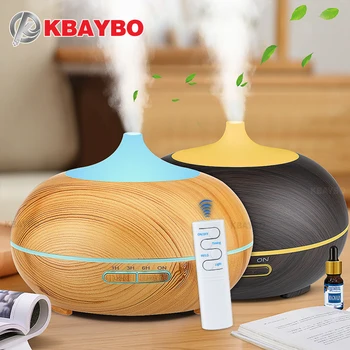 

KBAYBO 550ml USB Freshing Air Humidifier Aroma Diffuser Remote Control Cool-mist maker Air Purifier for Home with LED Light