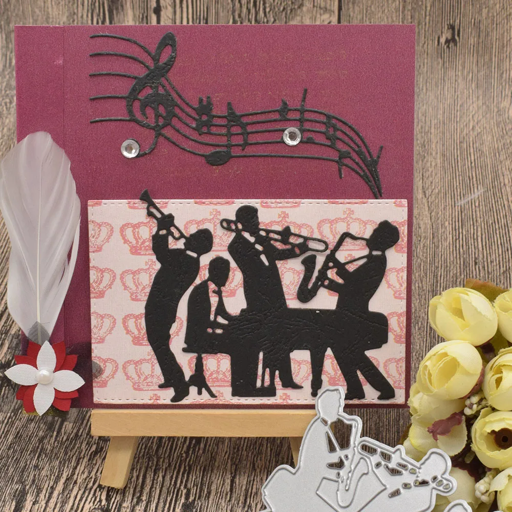 

Music Concert Metal Dies Cutting Dies For Scrapbooking Paper Card Making Embossing Template Craft Dies
