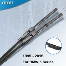 YITOTE стеклоочистителей для BMW 5 серии E39 E60 E61 F07 F10 F11 520i 523i 525i 528i 530i 535i 540i 545i 518d 520d 525d 530d 535d