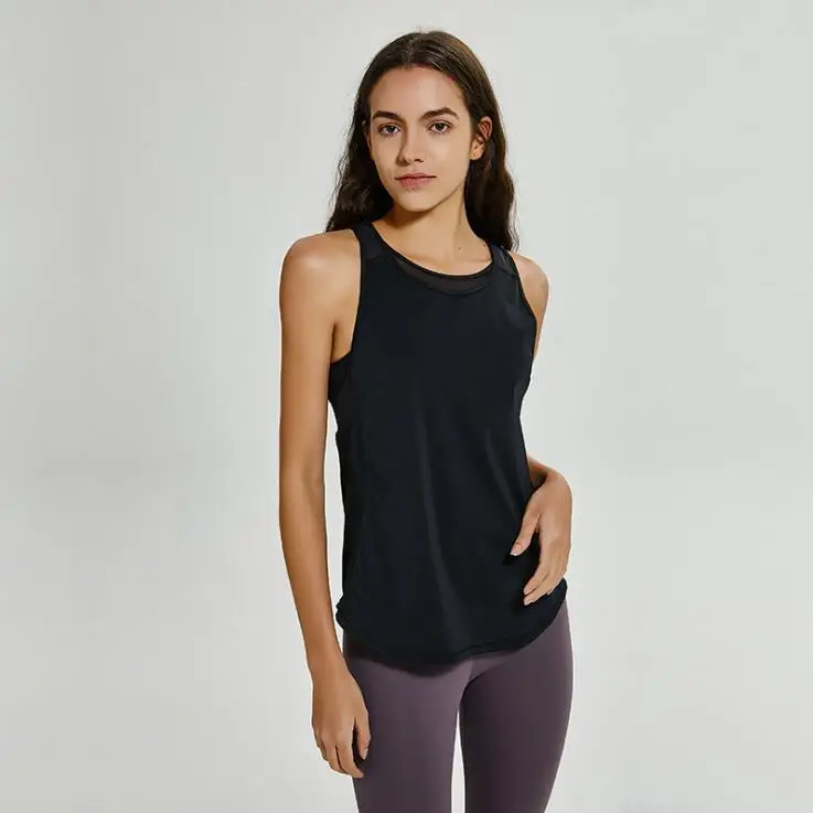 Energy Yoga Sports Shirts Women Beauty back Running Sleeveless Quick Dry Vest GYM T-shirts Fitness Sportswear Tops | Спорт и