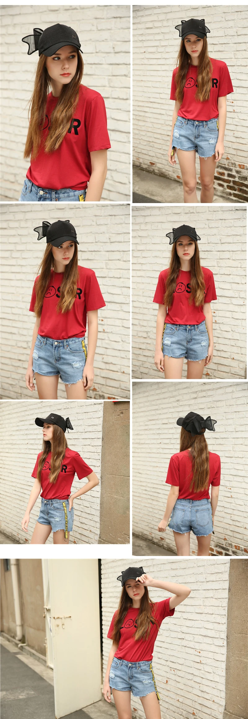 Big Bowknot Baseball Cap for Girl M mark Pink hat for Women Summer Adult Bow Caps Snapback Hip Hop Caps with a straight visor Women's Hats