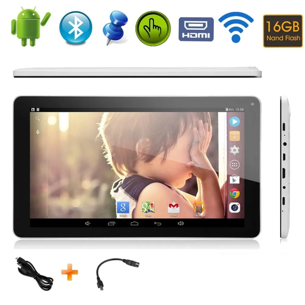 16 ГБ Octa Core 10." zoll Планшеты ПК Android 4.4 двойной Kamera 2.0 ГГц 3G WI-FI HDMI Bluetooth