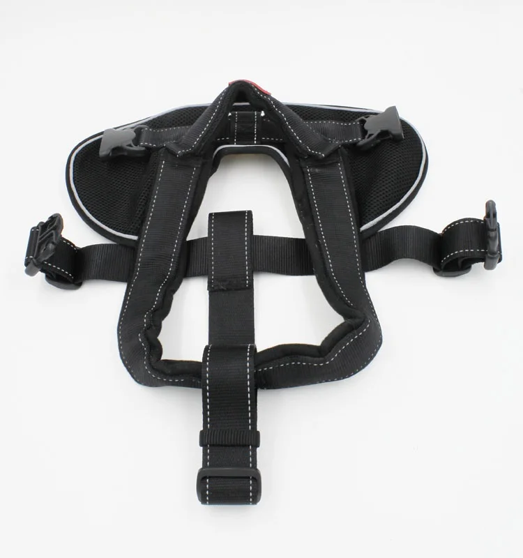 Explosion-proof Big Dog training harness Medium and large dog harness in black color
