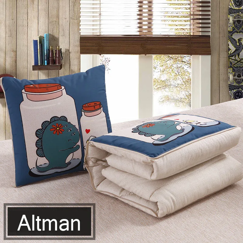 Подушка для украшения дома, сменная форма, 40*40 см, задняя подушка, открытый размер, 100*150, подушка, лоскутные одеяла, автомобильная мультяшная подушка - Цвет: Altman