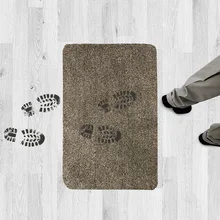 Ворсовой ковер домашний комфортный прямоугольник простой узор половик Придверный коврик Ванная комната Противоскользящий Впитывающий Коврик