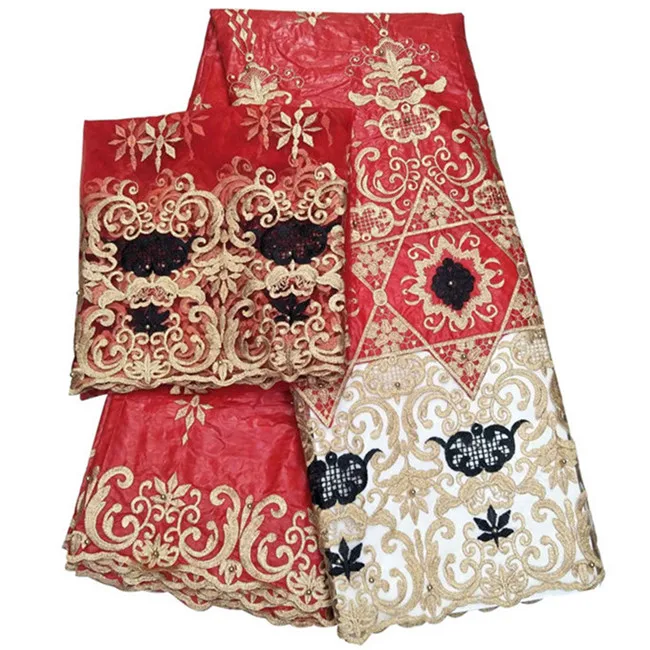 2018 вышивка Getzner Brocade Базен Riche Лидер продаж Африканский кружевной ткани модные с