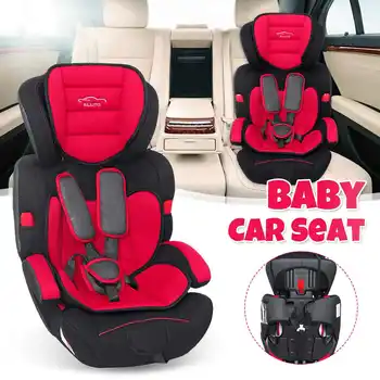 

3 Colors Adjustable Baby Car Safety Seat for Armchair 9-36KG Group 1/2/3 Five-Point Harness Baby Booster Seats 9months-12years