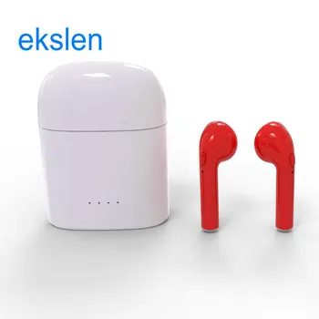 

ekslen HQB I7S TWS Bluetooth In Ear Earphone with Charging Base Charger Box Wireless Headset Hardware for Mobile phone