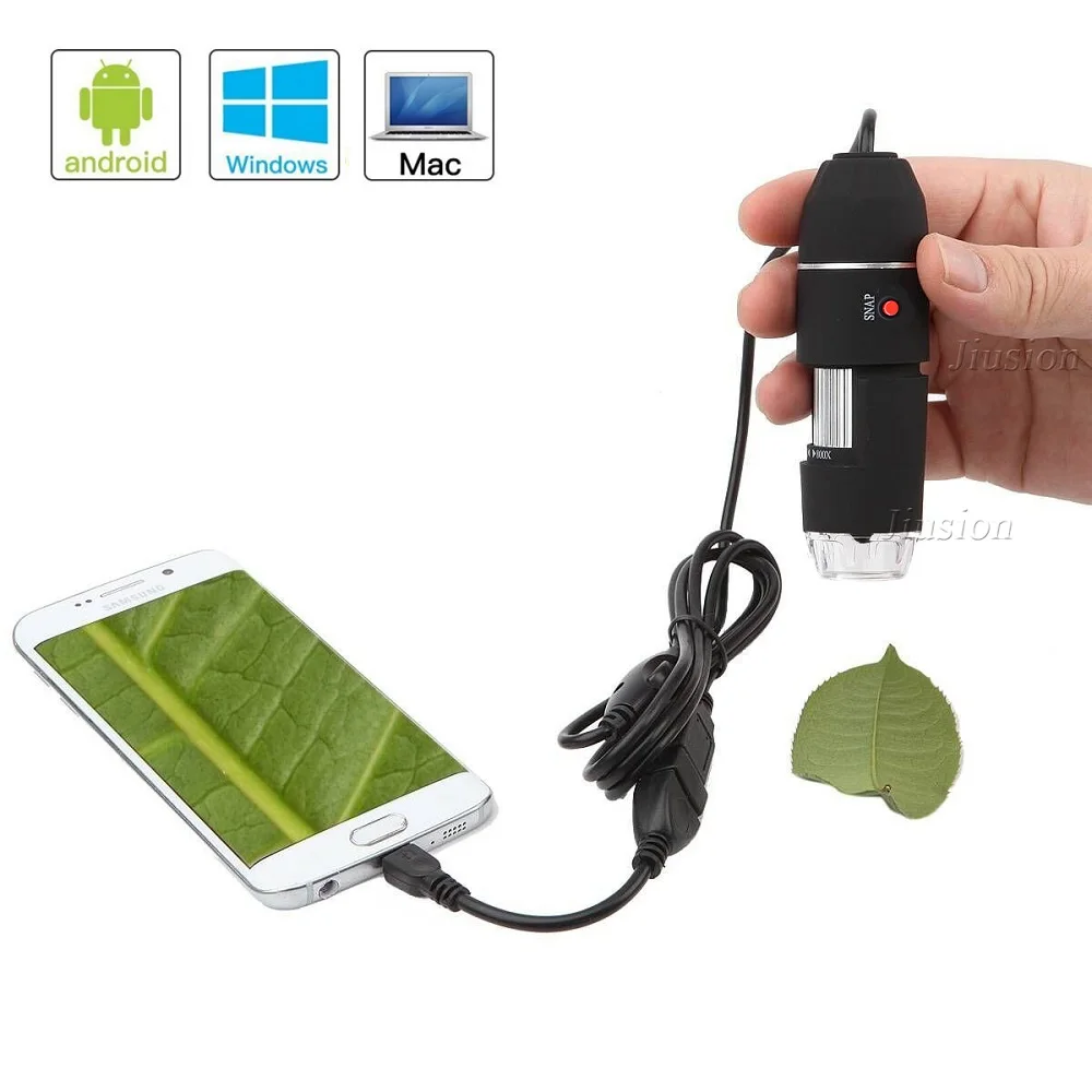 Ручной 40 до 1600X USB цифровой микроскоп мини-камера электронный эндоскоп Лупа Поддержка Подставка для телефона Android PC OTG