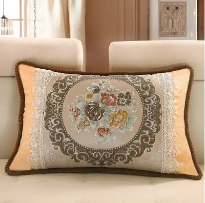 Европейский Чехлы для подушек прямоугольные 50x70 см гостиная диван декоративная подушка бытовой рукав большой - Цвет: 1